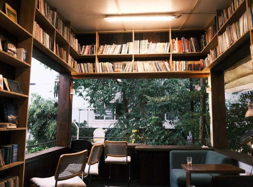 cozy reading nook
